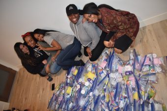 Shopping for feminine hygiene kits